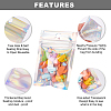 SUPERFINDINGS Zip Lock Plastic Glitter Holographic Bags OPP-FH0001-01-4