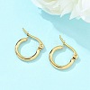 Ion Plating(IP) 304 Stainless Steel Hoop Earrings EJEW-N0016-11G-A-1