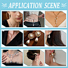 64Pcs 16 Styles ABS Plastic Imitation Pearl Pendants FIND-PH0027-70-5