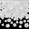 600Pcs 10 Styles Acrylic Bead Caps OACR-SC0002-37-7