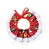 Cloth Pet's Christmas Lace Bandanas AJEW-D051-06B-4