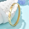 304 Stainless Steel Rhinestone Bangles for Women BJEW-Z092-16G-2