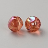 Plating Acrylic Beads LS-OACR-WH20006-01A-2