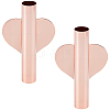 2Pcs Heart Wall Mounted Flower Tube FIND-GF0008-61RG-7