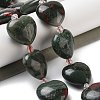 Natural African Bloodstone Beads Strands G-C150-A10-01-1