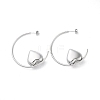 304 Stainless Steel Stud Earrings EJEW-M249-01P-1