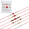 12Pcs 6 Styles Nylon Rakhi Thread Kits HJEW-NB00190-1