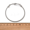 Religion 304 Stainless Steel Bangles for Women BJEW-K280-01P-5
