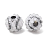 Sports Theme Opaque Acrylic European Beads RB-CBA95A4-04-3