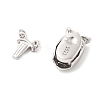 925 Sterling Silver Box Clasps STER-S013-04P-2