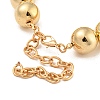 CCB Chunky Bead Ball Chain Necklaces NJEW-K261-04G-4