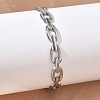 304 Stainless Steel Cuff Bangles BJEW-A160-01P-1