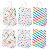 12Pcs 3 Styles Rectangle Paper Gift Bags ABAG-TA0001-84-1