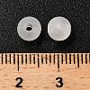 Frosted Transparent Acrylic Beads OACR-F013-12L-4