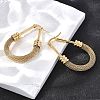 201 Stainless Steel Hoop Earrings EJEW-Q026-15G-A-5