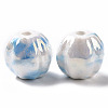 Handmade Pearlized Porcelain Beads PORC-G010-02C-3