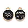 Alloy Enamel Pendants ENAM-S124-01B-08J-1