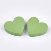 Painted Wooden Cabochons WOOD-Q040-005E-2
