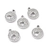 Alloy Rhinestone Pendants ALRI-C008-34P-3