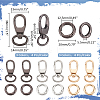   Alloy Clasps Sets FIND-PH0018-31-2