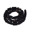 Natural Black Tourmaline Beads Strands G-N362-08A-01-3