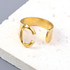 Vacuum Plating 201 Stainless Steel Cuff Rings RJEW-Z032-01G-C-2