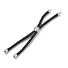 Twisted Nylon Cord Silder Bracelets DIY-B066-03P-18-1