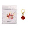 6Pcs Resin Charms Locking Stitch Markers PW-WGDBF80-02-1