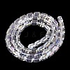 Electroplate Transparent Glass Beads Strands LS-EGLA-Q132-03A-A01-2