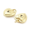 Brass Micro Pave Cubic Zirconia Pendants KK-H527-02A-G-2
