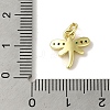 Brass Micro Pave Colorful Cubic Zirconia Charms KK-M283-26B-02-3