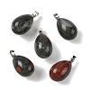 Natural African Bloodstone Pendants GG-K002-08A-26-1