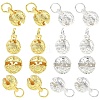 10Pcs 2 Colors Brass Pendants KK-YW0004-34-1