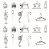 50Pcs 10 Style Tibetan Style Zinc Alloy Pendants FIND-CJ0001-18-1