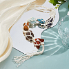 Chakra Nuggets Natural Gemstone Pendant Decorations HJEW-WH0036-123-4