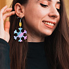 2Pcs 2 Style PET Plastic Earring Handwork Template DIY-WH0571-009-4