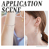 100Pcs Brass Crystal Rhinestone Charms KK-PH0003-81-5
