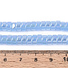 AB Color Plated Imitation Jade Glass Beads Strands GLAA-T026-3x6mm-J04-4