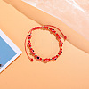 Evil Eye Resin Braided Bead Bracelets SL6023-1-1