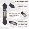 4 Sets 4 Colors PU Leather Buckles FIND-FG0002-29-4