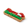 Christmas Theme Opaque Resin Cabochons CRES-M013-01-2