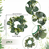 Spun Silk Cloth with PE Plastic Garland for Candle AJEW-WH0314-804B-2