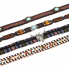 4Pcs 4 Styles Imitation Leather Belt Ornament Accessories DIY-GF0008-44-6