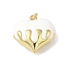 Rack Plating Brass Enamel Pendants KK-S366-05G-01-1