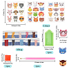 DIY Cartoon Style Animal  Sticker Kit DIY-WH0453-29-2