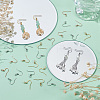 304 Stainless Steel Earring Hooks STAS-UN0015-41-2
