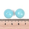 Electroplate Opaque Glass Beads GLAA-A044-01A-3