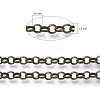 Brass Rolo Chains CHC-S008-002A-AB-6