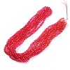Baking Paint Transparent Glass Beads X1-DGLA-A035-T4mm-A02-2