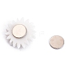 Flower Plastic Diamond Painting Magnet Cover Holder AJEW-M028-03A-4